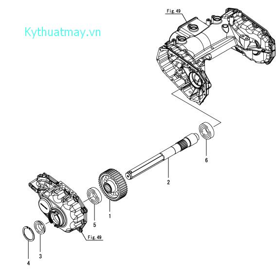 Trục xe sau